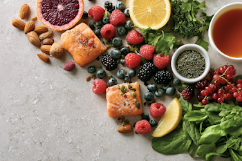 Vibrant Healthy Immunity Foods Flat Lay
