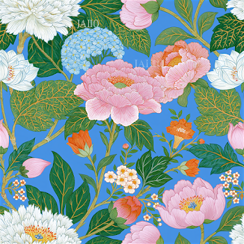 Vibrant Indian Floral Pattern