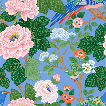 Vibrant Indian Floral Pattern - Seamless Design