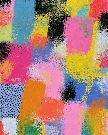 Vibrant Juneteenth Abstract Art