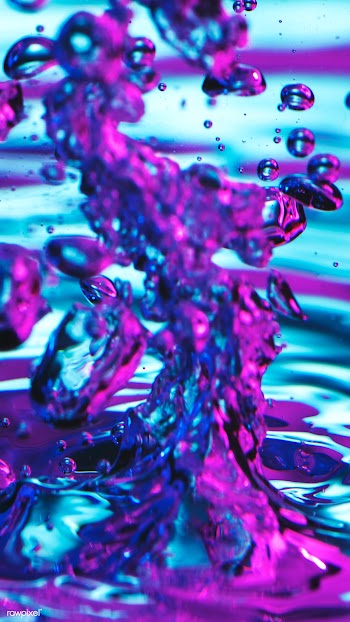 Vibrant neon liquid textured background | Free  photo - 2321440