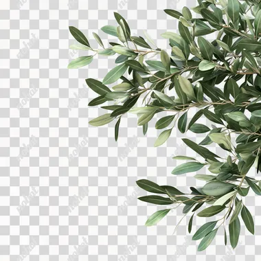 Vibrant Olive Tree Leaves in Akira Toriyama's Unique Style Vibrant Olive Tree Leaves in Akira Toriyama's Unique Style