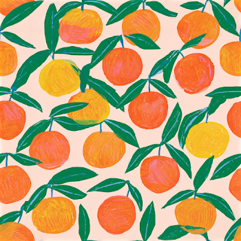 Vibrant Orange Pattern Design
