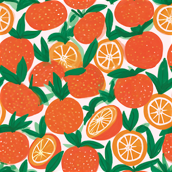 Vibrant Orange Pattern Design