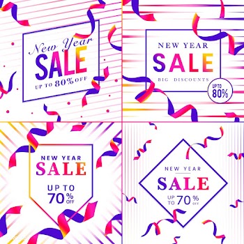Vibrant pink sale sign vector set | Free stock vector - 535098