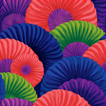 Vibrant Radial Geometric Pattern