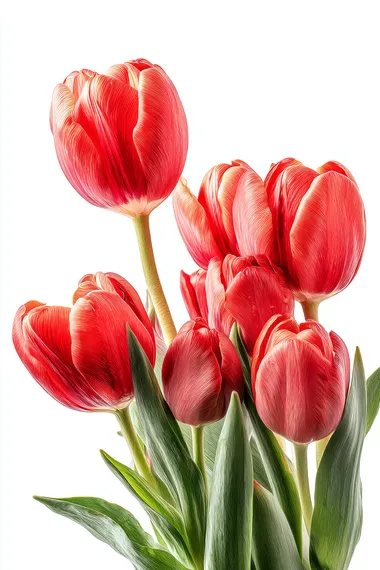 Vibrant Red Tulips Arrangement Vibrant Red Tulips Arrangement