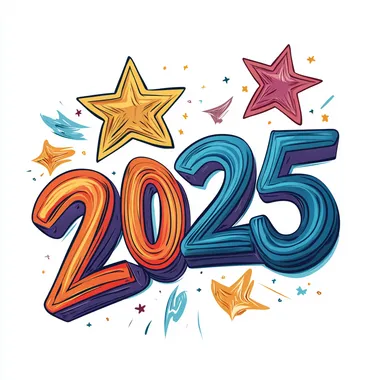 Vibrant Retro Class of 2025 Celebration Design