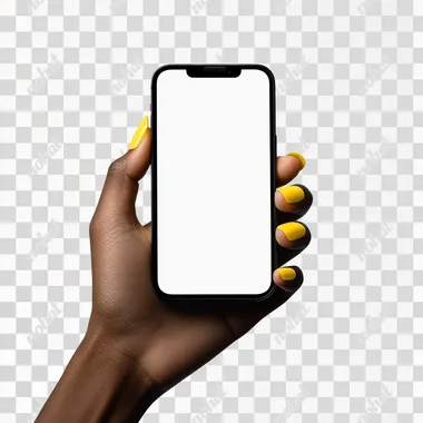 Vibrant Style: An iPhone in a Bold Hand