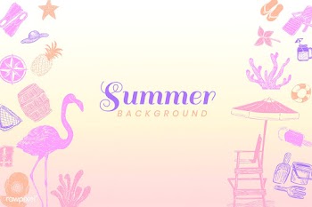 Vibrant summer background | Free stock vector - 580260