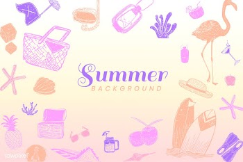 Vibrant summer background | Free stock vector - 580302