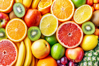 Vibrant Tropical and Citrus Fruit Assortment