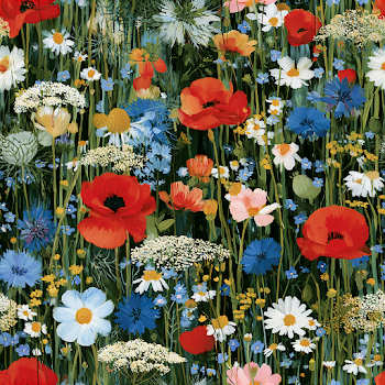 Vibrant Wildflower Meadow Pattern