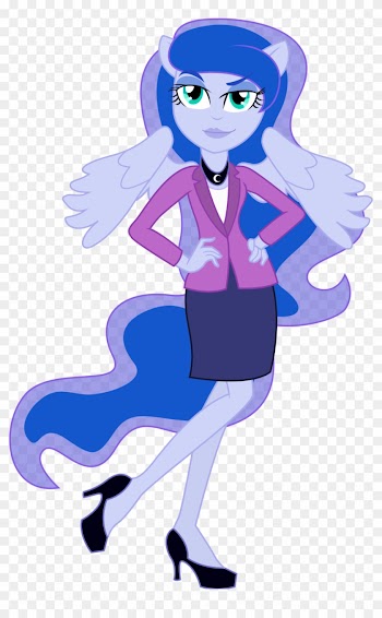 Vice Principal Luna By Theshadowstone - Equestria Girls Luna Wings