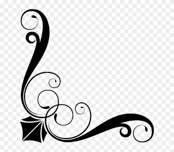 Victorian Art Deco Corner Border Frame Floral - Ornaments Png Free Corner
