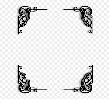 Victorian Art Deco Frame Border Deco Corner - Art Deco