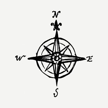 Victorian compass drawing, vintage illustration | Free PSD - rawpixel