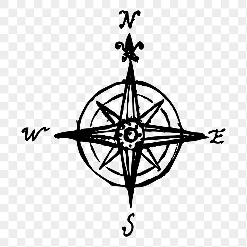 Victorian compass png sticker, vintage | Free PNG - rawpixel