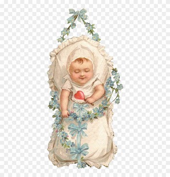 Victorian Die Cut - Baby