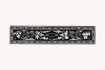 Victorian divider  illustration clipart | Free Vector - rawpixel