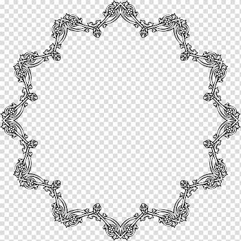 Victorian era , round frame transparent background PNG clipart