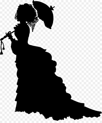 Victorian era Silhouette Clip art - Silhouette 