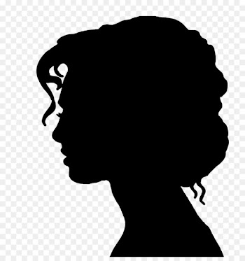 Victorian era Silhouette Female Woman Drawing - woman face 