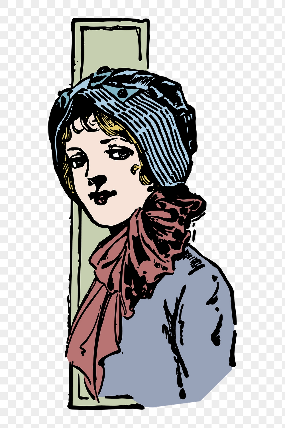 Victorian woman png sticker, vintage | Free PNG - rawpixel