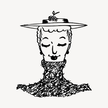 Victorian woman portrait, vintage doodle | Free Vector - rawpixel