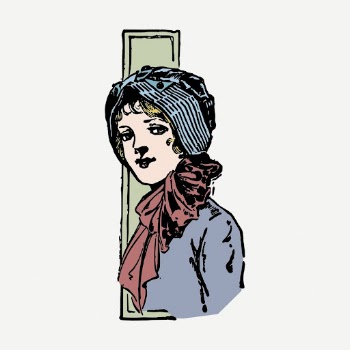 Victorian woman sticker, vintage illustration | Free PSD - rawpixel