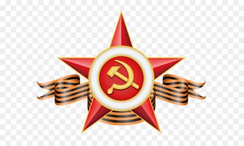 Victory Day Great Patriotic War Order of Victory Holiday Star - Red emblem 