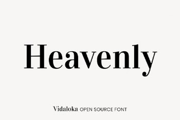 Vidaloka open source font by Cyreal | Free Font Add-on - rawpixel