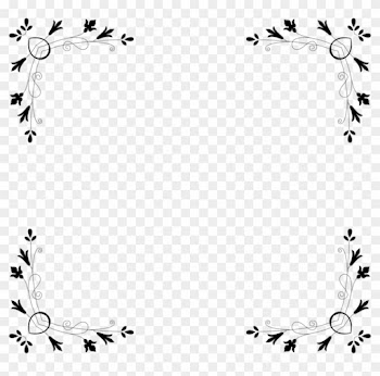 Video Black And White Visual Arts Map Floral Design - Cyber Border