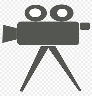 Video Camera On Tripod Clipart - Sign