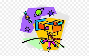 Video Camera Royalty Free Vector Clip Art Illustration - Television