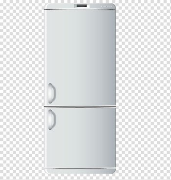 Video card Major appliance Refrigerator, White Refrigerator transparent background PNG clipart