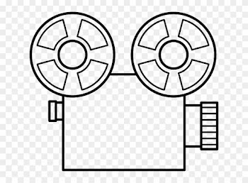 Video, Outline, Silhouette, Cartoon, Camera, Movie - Old Video Camera Drawing