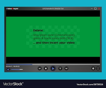 video player window interface overlay