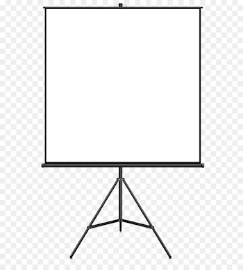 Video projector Illustration - Empty white triangle Chin Photos 
