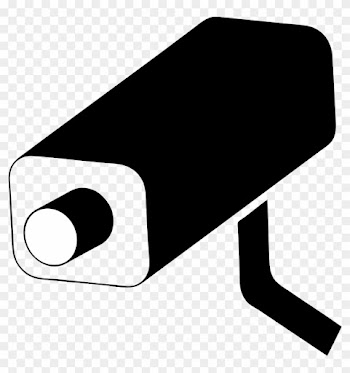 Video Surveillance Camera Clipart - Vestil Warning 10.5 In. W X 7.5 In. H Aluminum Composite