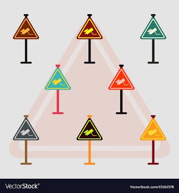 Video surveillance signs set vector image