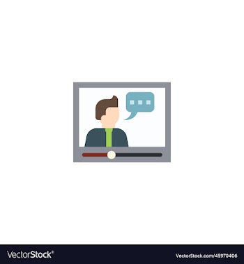 video training creative icon from e-learning