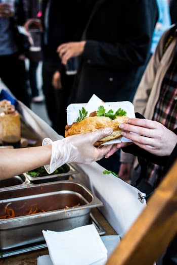 Vietnamese Banh Mi at food festival 