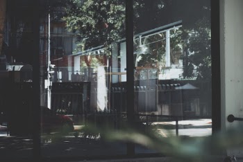 View From A Glass Door