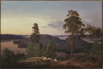 View from haminalahti, 1853, by Ferdinand | Free Photo - rawpixel