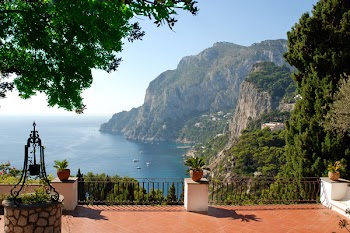 View from the terrace of luxury villa