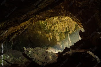 View inside Deer cave in Gunung Mulu National Park