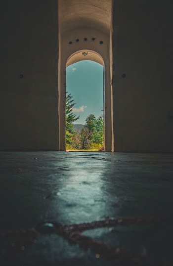 View of a Arch Door