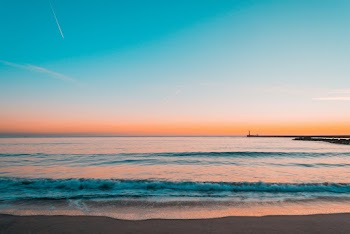 View of Beach during Golden Hour