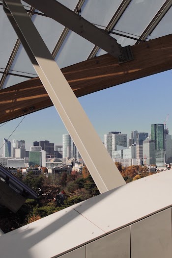 View Of City From A Deck